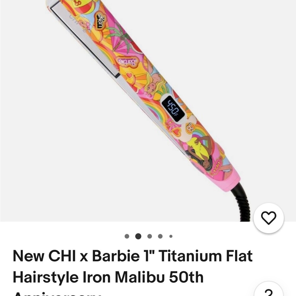 Barbie X Chi Limited Edition Flat Iron
